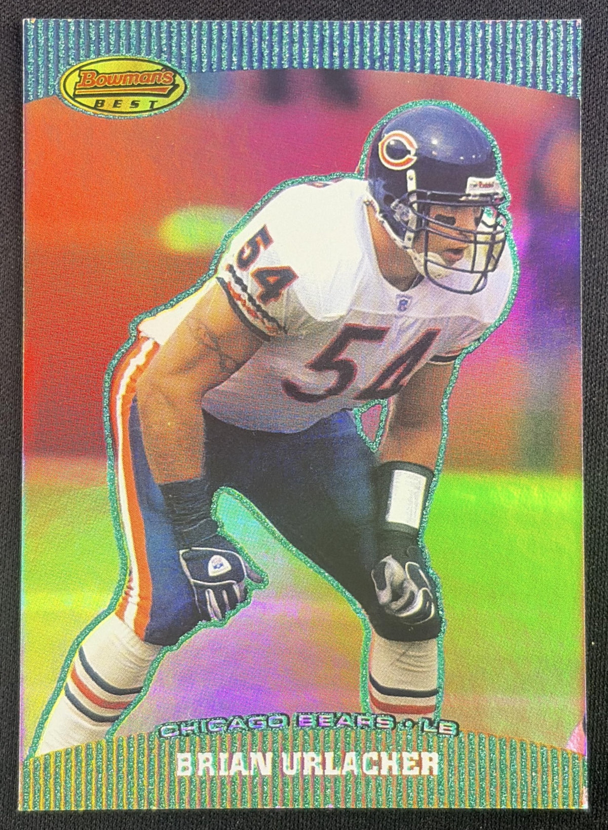 Brian Urlacher 2004 Bowman's Best Green /499 Bears