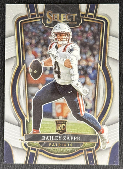 Bailey Zappe 2022 Panini Select Patriots Default Title Sports Trading Card