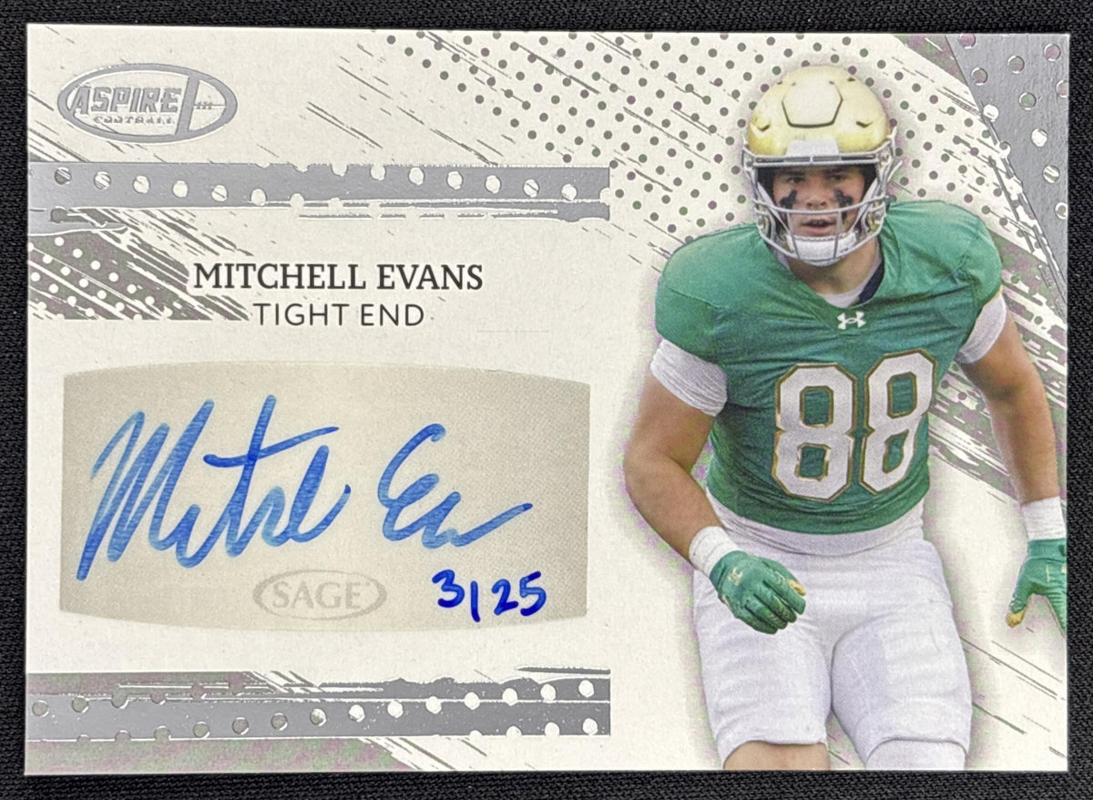 Mitchell Evans 2025 SAGE Aspire Auto Silver /25