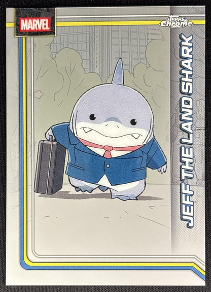 Jeff the Land Shark 2026 Topps Chrome Marvel Comics front