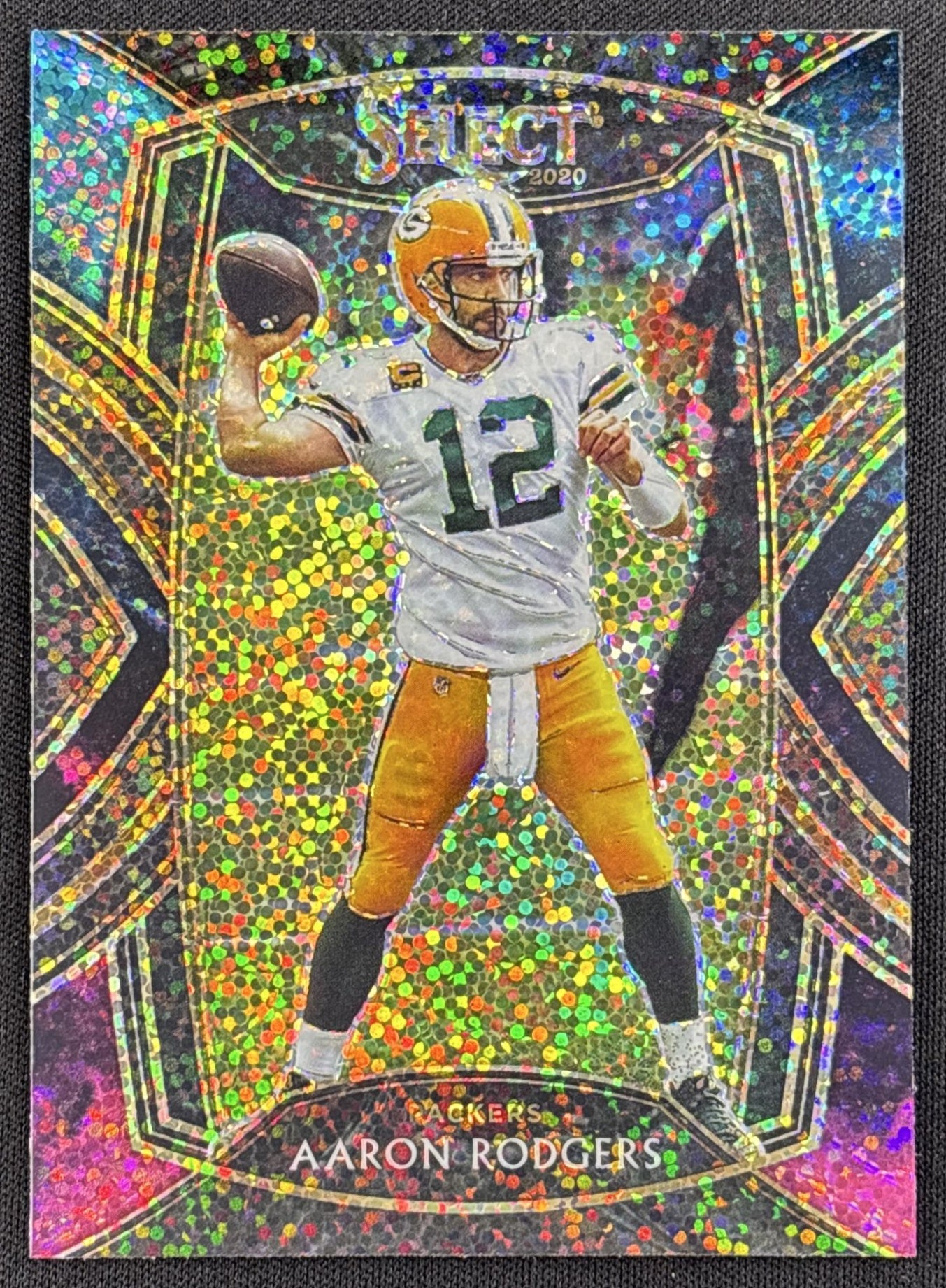 Aaron Rodgers 2020 Panini Select Cosmic Prizm SSP Packers