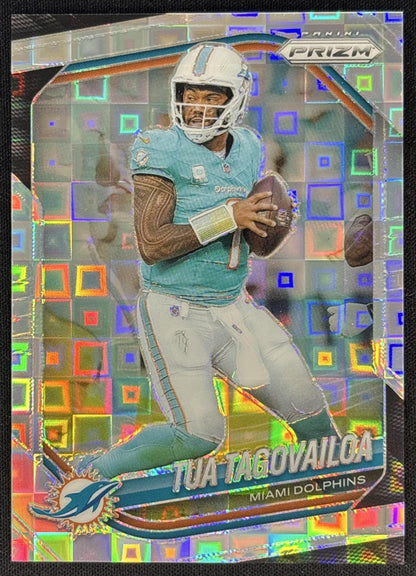 Tua Tagovailoa 2025 Panini Prizm Pandora /400 Dolphins front