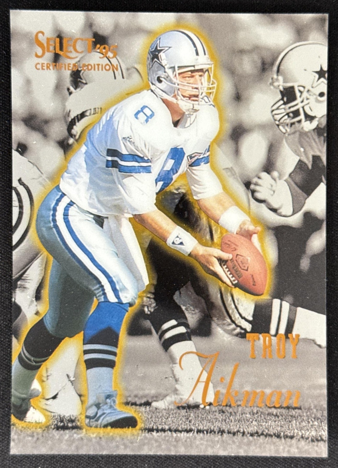 Troy Aikman 1995 Pinnacle Select Certified Cowboys Sports Trading Card