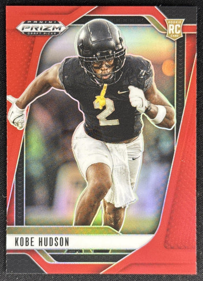 Kobe Hudson 2025 Panini Prizm Draft Picks Red /399 Knights Sports Trading Card