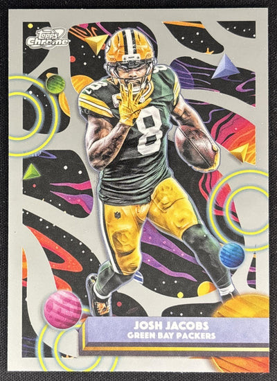 Josh Jacobs 2025 Topps Cosmic Chrome Packers Sports Trading Cards