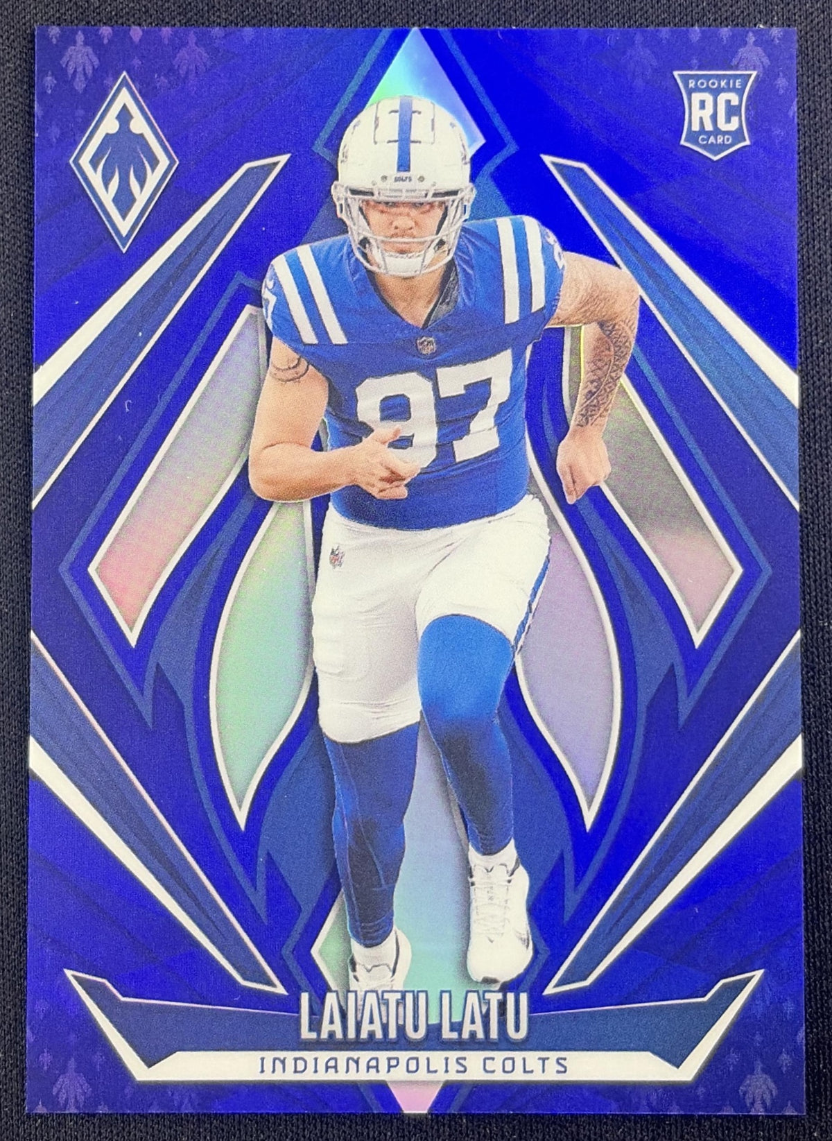 Laiatu Latu 2024 Panini Phoenix Blue /50 Colts