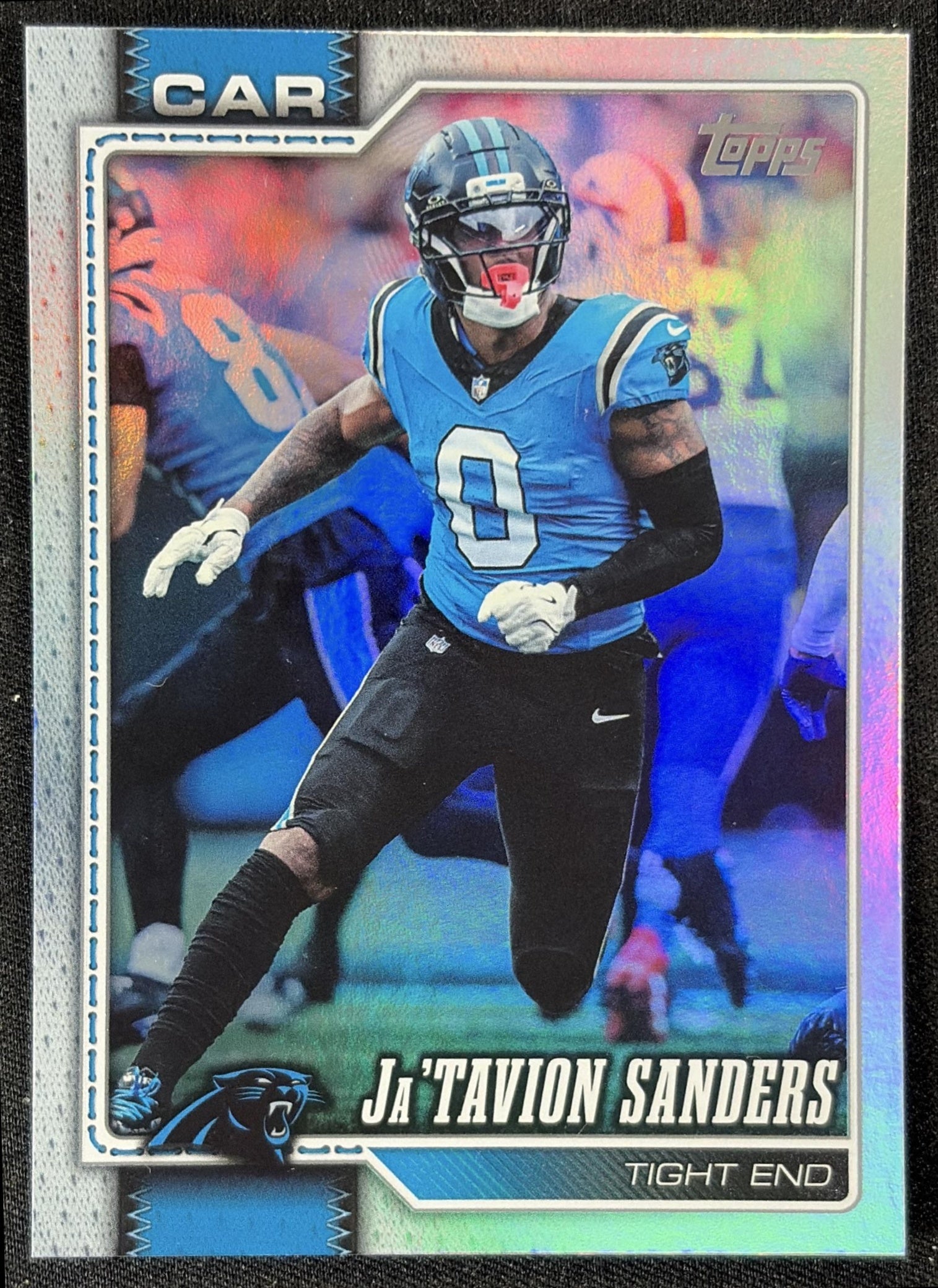 Ja'Tavion Sanders 2026 Topps Rainbow Foil Panthers