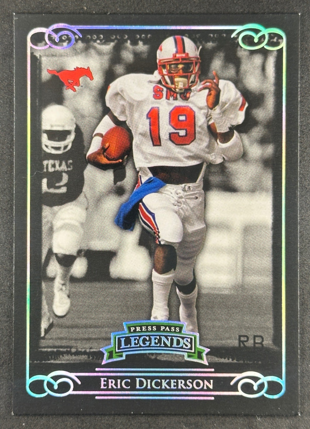 Eric Dickerson 2008 Press Pass Legends Silver Holofoil /499 front