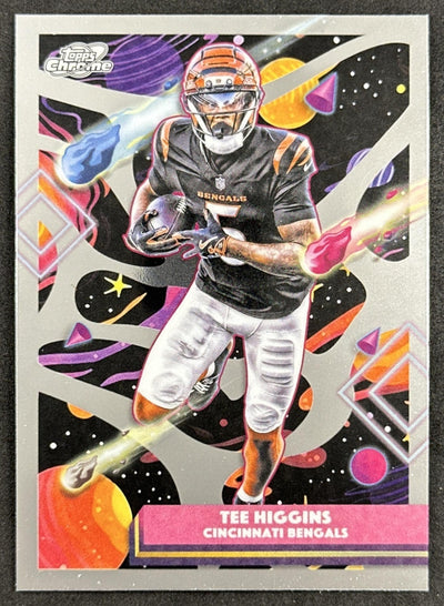 Tee Higgins 2025 Topps Cosmic Chrome Bengals Sports Trading Cards