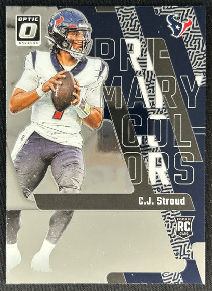 C.J. Stroud 2023 Donruss Optic Primary Colors Texans front