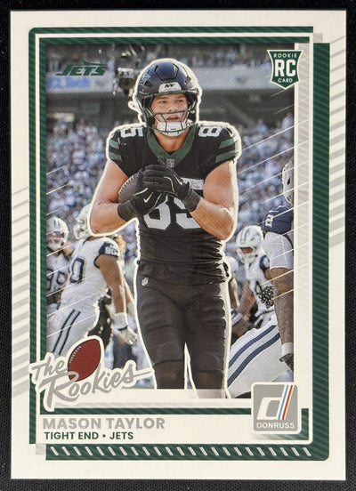 Mason Taylor 2025 Panini Donruss Rookies & Highlights Jets Sports Trading Cards