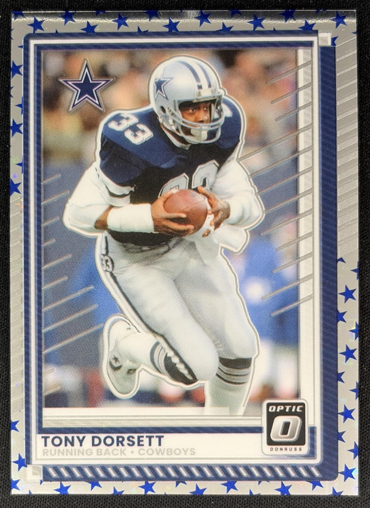 Tony Dorsett 2025 Panini Donruss Optic Stars Prizm Cowboys