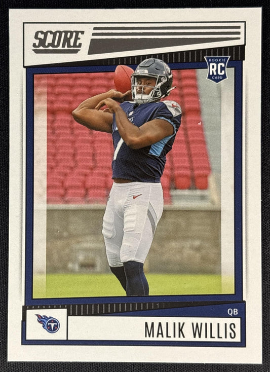 Malik Willis 2022 Panini Score