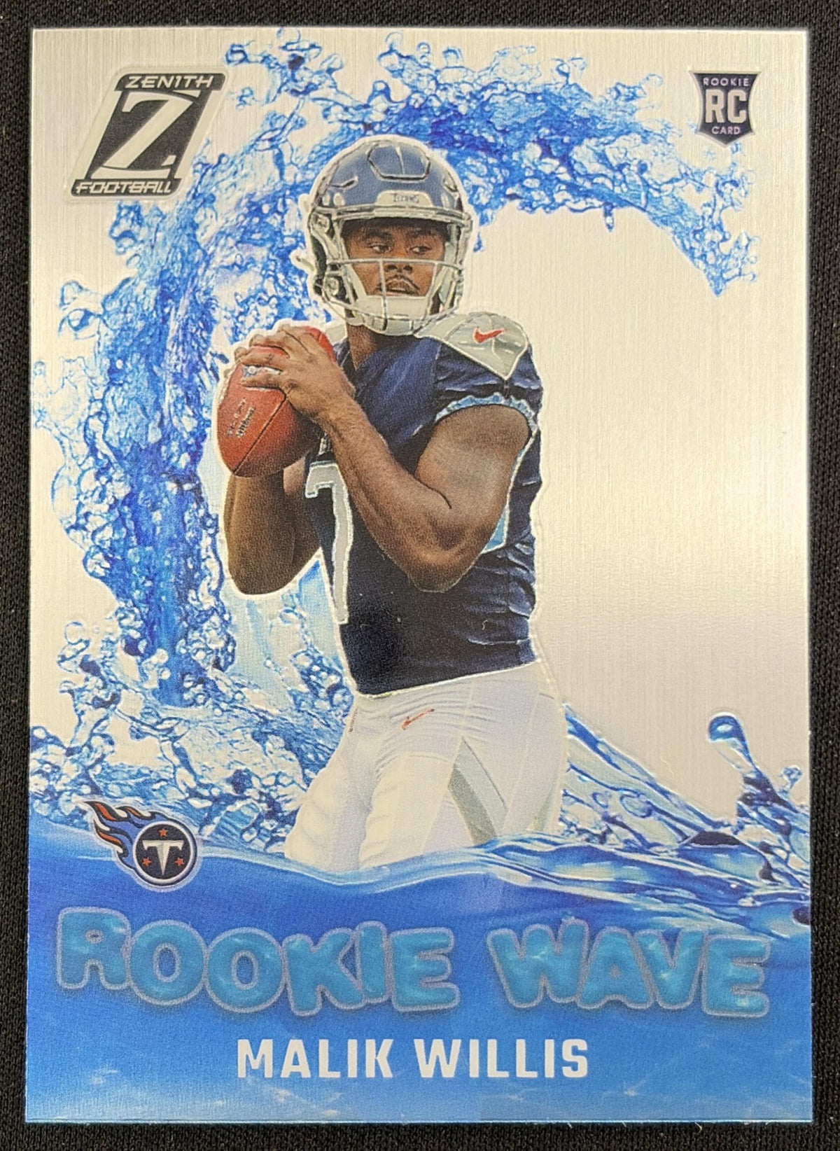 Malik Willis 2022 Panini Zenith Rookie Wave Titans Sports Trading Card