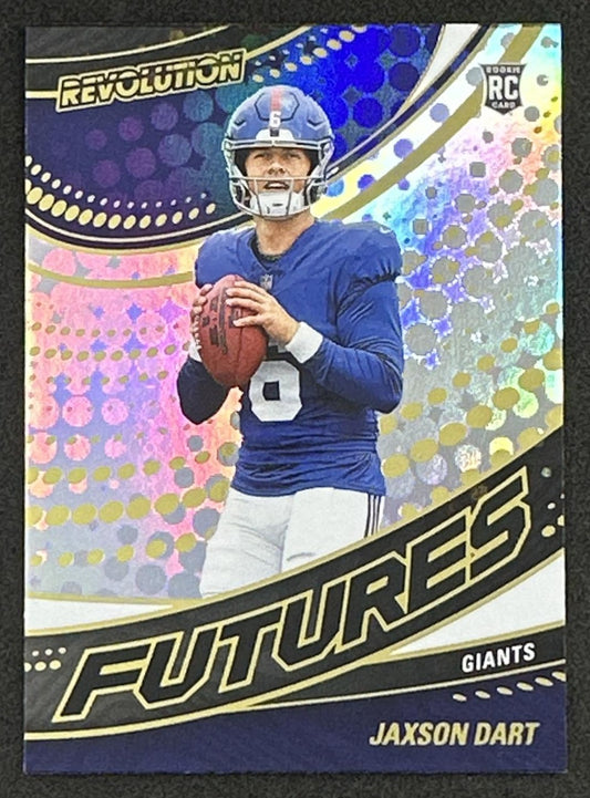 Jaxson Dart 2025 Panini Revolution Futures Giants
