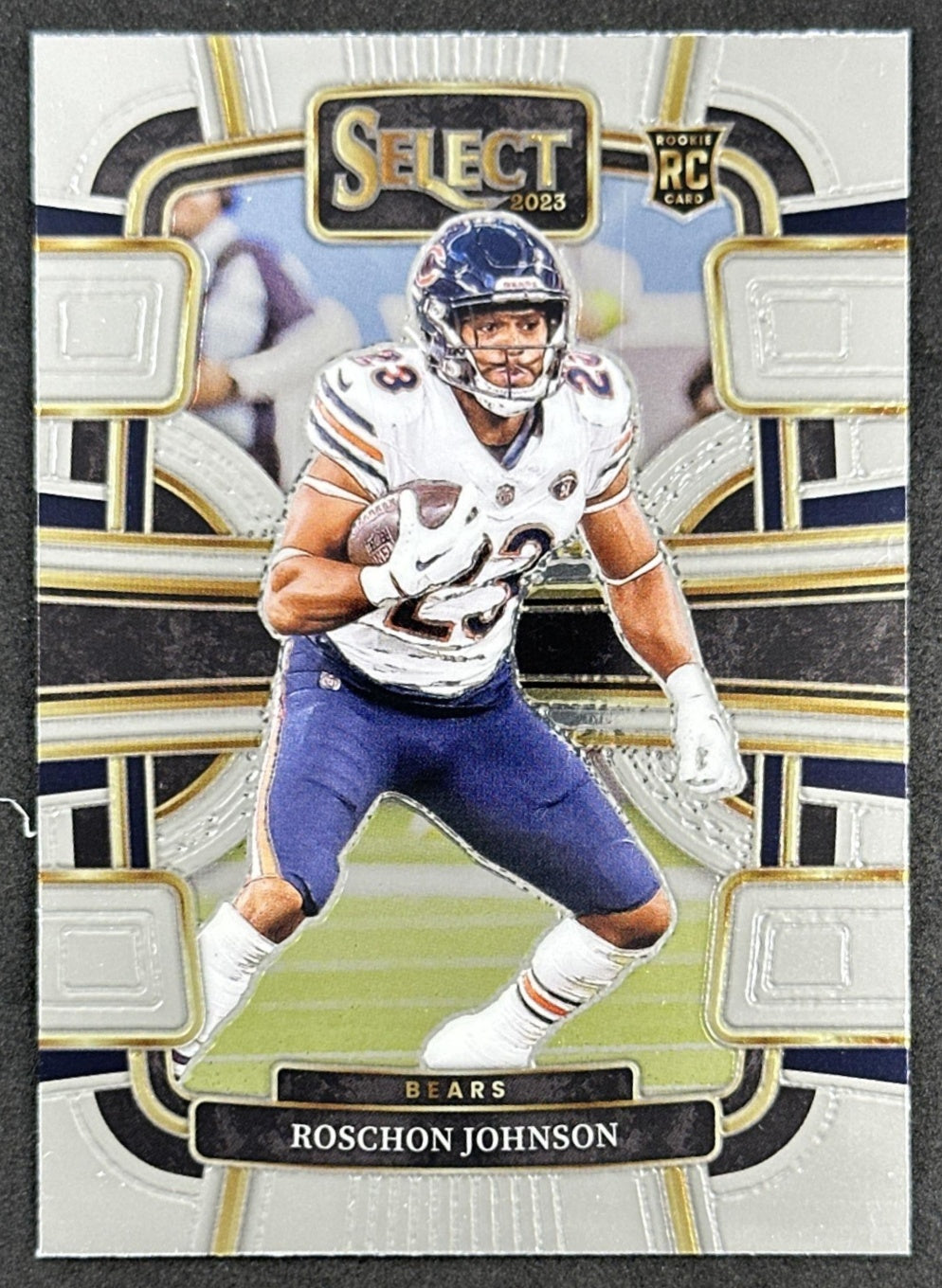 Roschon Johnson 2024 Panini Select Club Bears front sports trading card