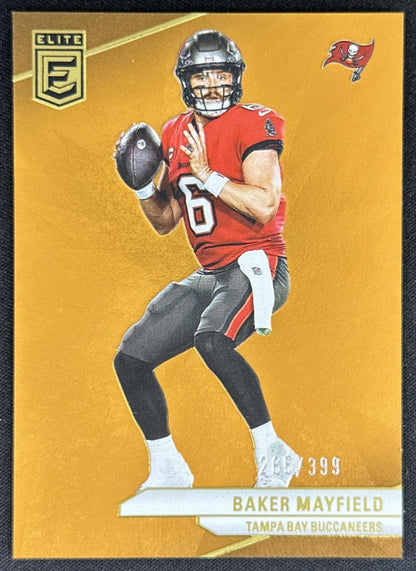 Baker Mayfield 2023 Panini Donruss Elite Orange /399 Buccaneers