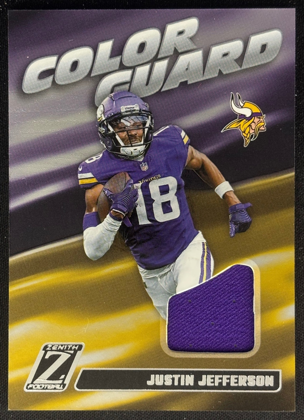 Justin Jefferson 2024 Panini Zenith Color Guard Vikings Default Title Sports Trading Cards
