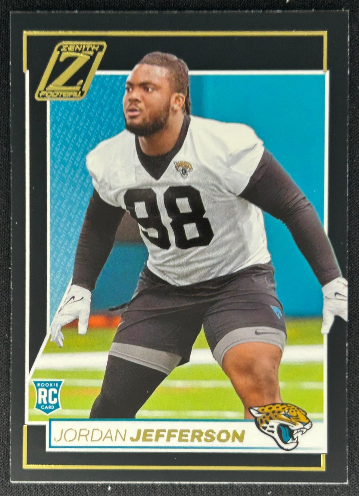 Jordan Jefferson 2024 Panini Zenith Jaguars Sports Trading Cards