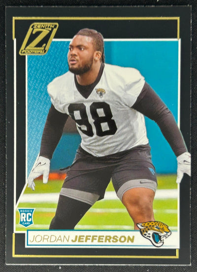 Jordan Jefferson 2024 Panini Zenith Jaguars Sports Trading Cards