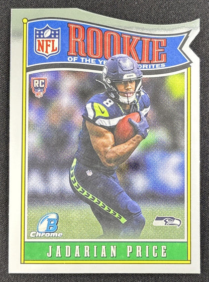 Jadarian Price 2026 Bowman ROY Favorites Seahawks