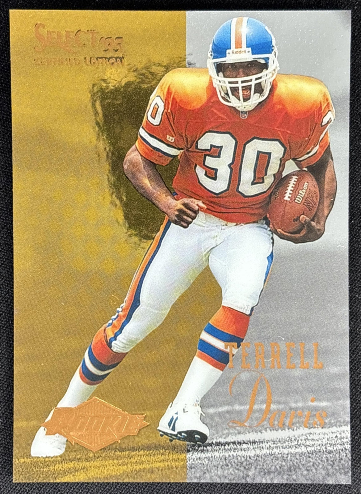 Terrell Davis 1995 Pinnacle Select Certified Broncos Sports Trading Card