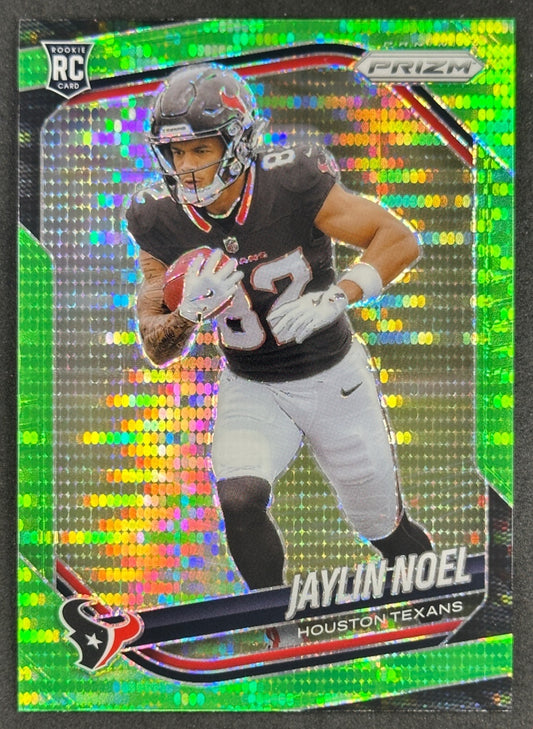 Jaylin Noel 2025 Prizm Neon Green Pulsar Texans