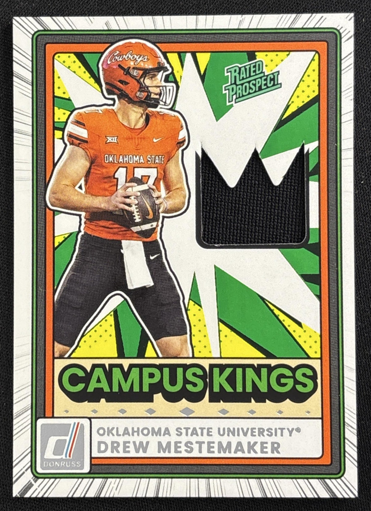 Drew Mestemaker 2026 Panini Donruss Campus Kings Cowboys front