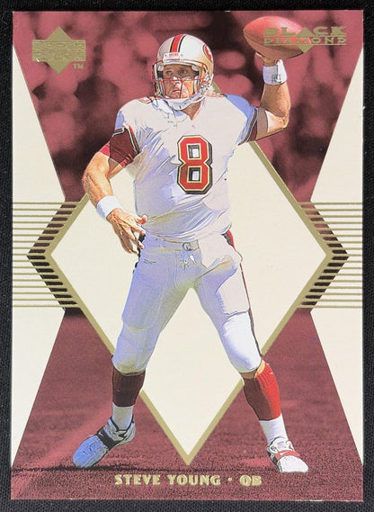 Steve Young 1998 Upper Deck Black Diamond Rookie Edition White Onyx /2250 49ers
