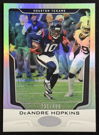 DeAndre Hopkins 2017 Panini Certified Mirror /499 Texans sports trading card front
