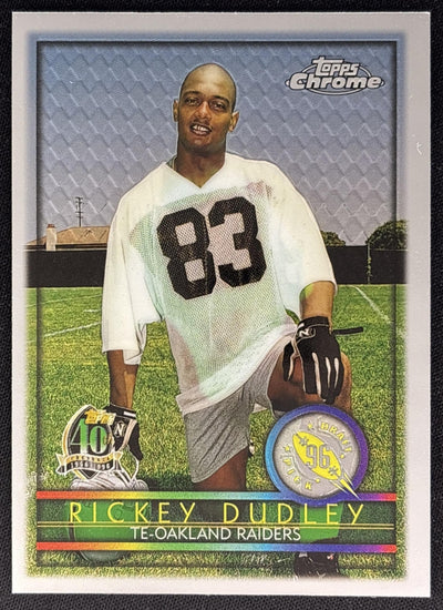 Rickey Dudley 1996 Topps Chrome Raiders Sports Trading Cards