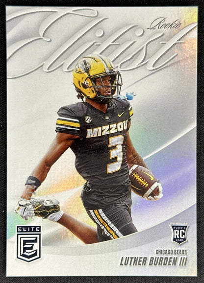 Luther Burden III 2025 Panini Donruss Elite Rookie Elitist /799 Bears