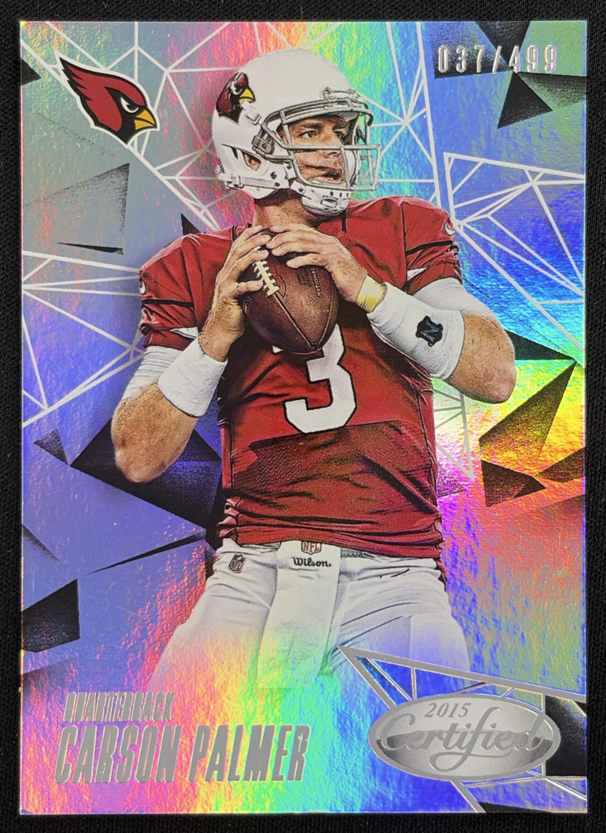 Carson Palmer 2015 Panini Certified Mirror Silver /499 Cardinals