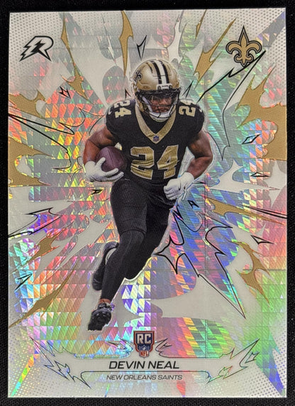 Devin Neal 2025 Topps Resurgence Prism Refractor Saints