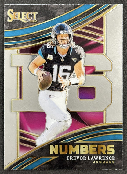 Trevor Lawrence 2023 Panini Select Numbers Jaguars Front