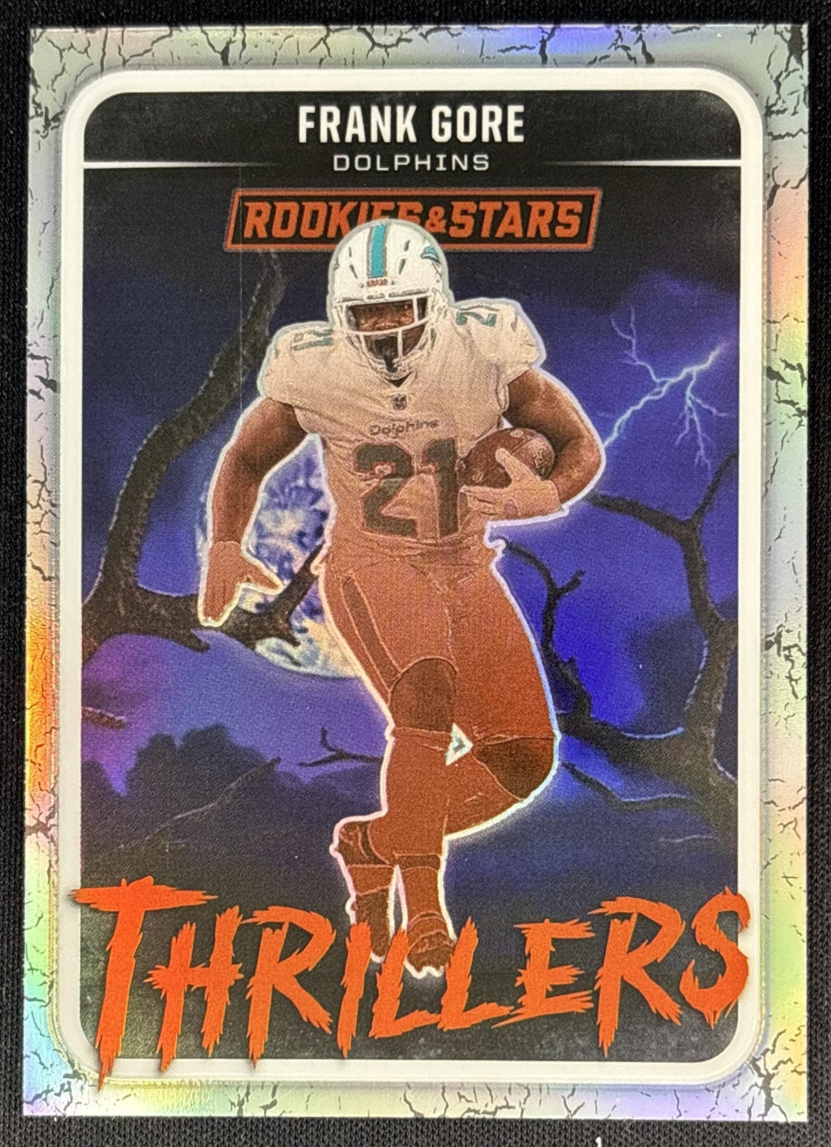 Frank Gore 2025 Panini Rookies & Stars Thrillers Silver