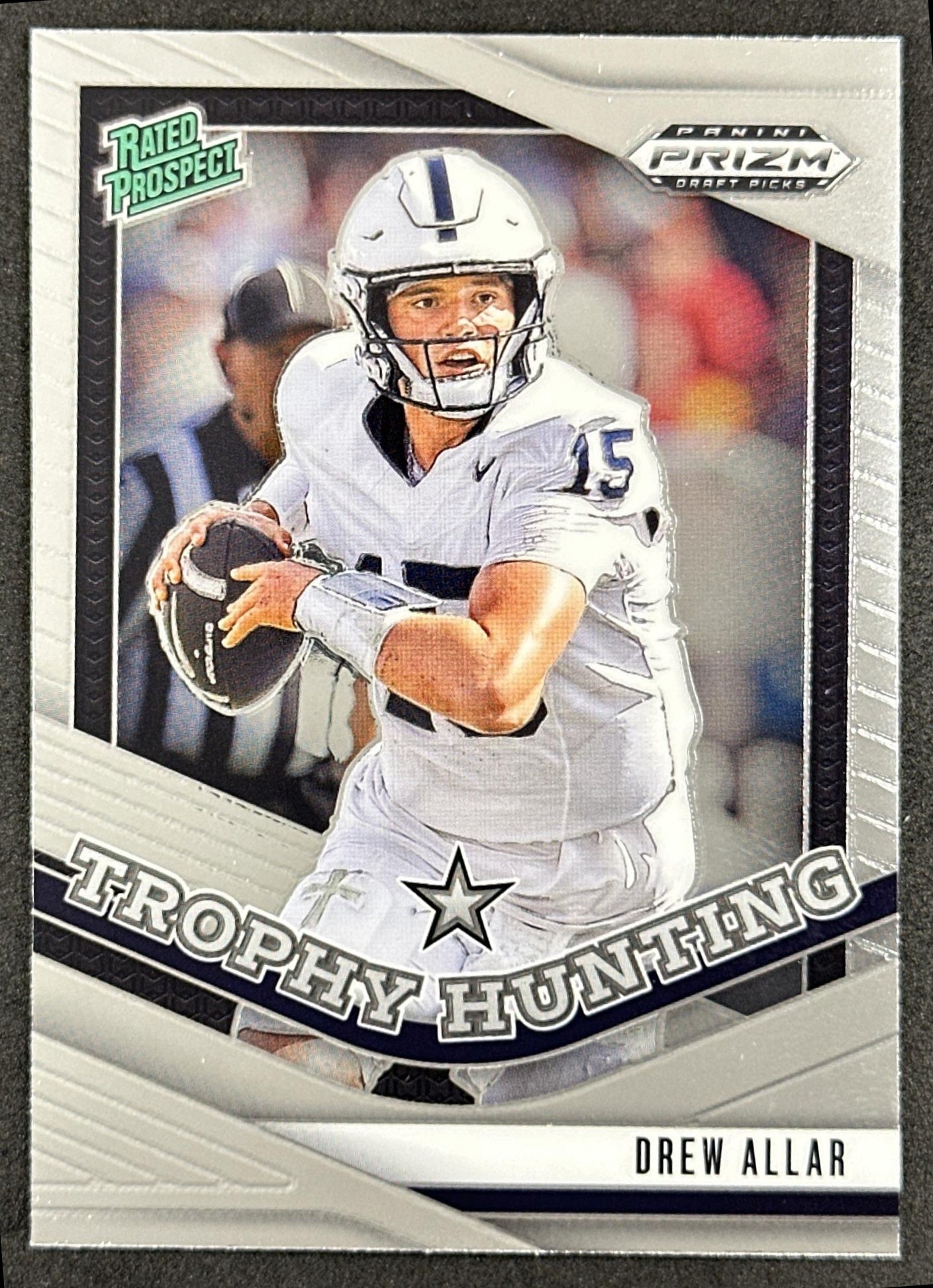 Drew Allar 2025 Panini Prizm Draft Picks Trophy Hunting Nittany Lions Steelers