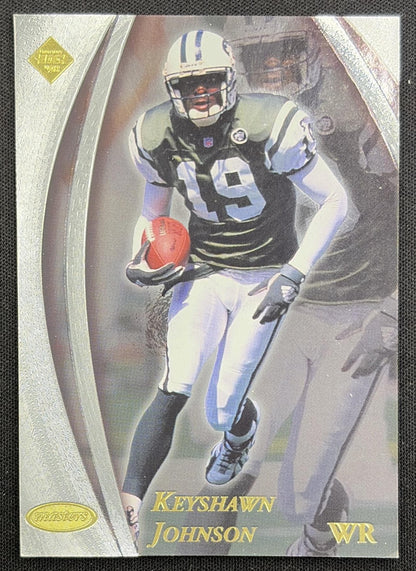 Keyshawn Johnson 1999 Donruss Fan Club Gold /5000 Jets