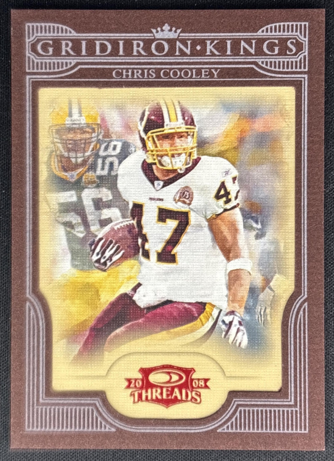 Chris Cooley 2008 Donruss Threads Pro Gridiron Kings Framed Red /100 Redskins