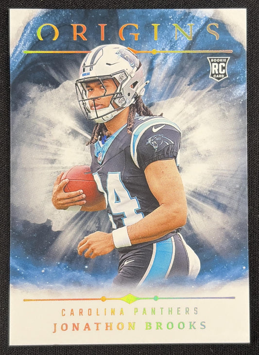 Jonathon Brooks 2024 Panini Origins Rookies Panthers