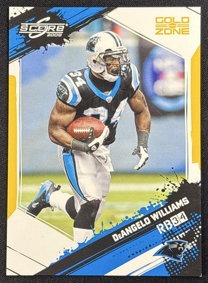 DeAngelo Williams 2009 Panini Score Gold Zone /249 Panthers