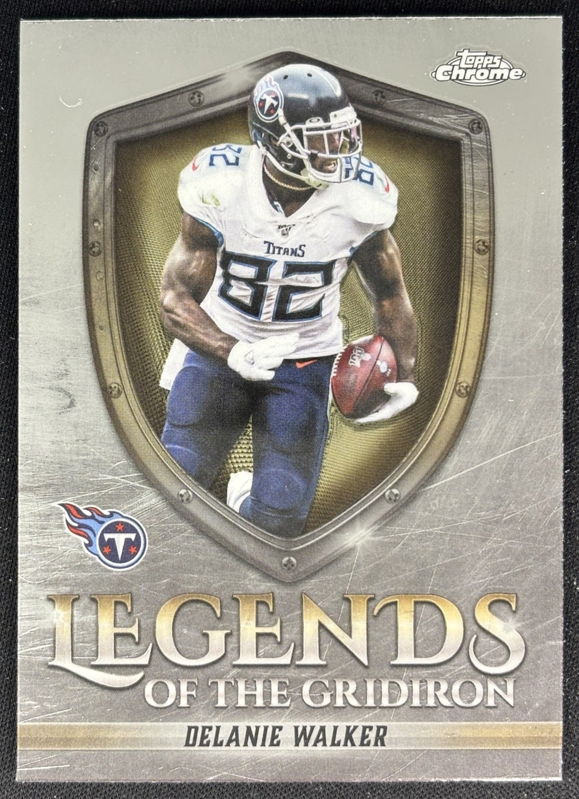 Delanie Walker 2025 Topps Chrome Legends of the Gridiron Titans Sports Trading Cards