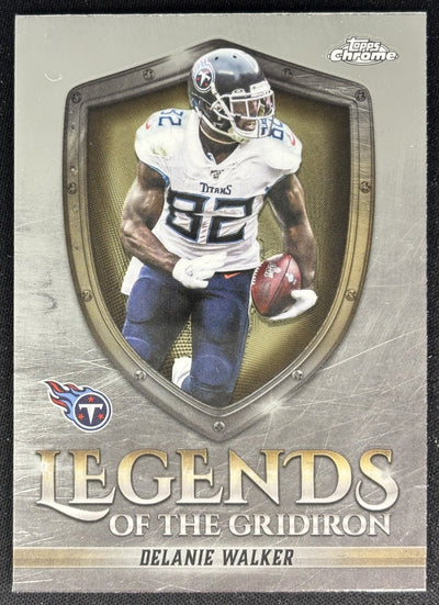 Delanie Walker 2025 Topps Chrome Legends of the Gridiron Titans Sports Trading Cards