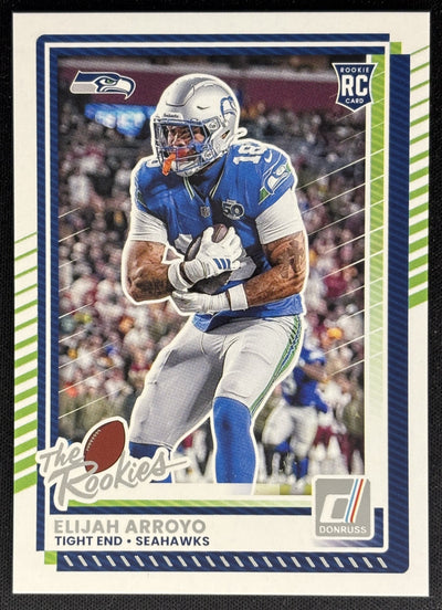 Elijah Arroyo 2025 Panini Donruss Rookies & Highlights Seahawks Sports Trading Cards