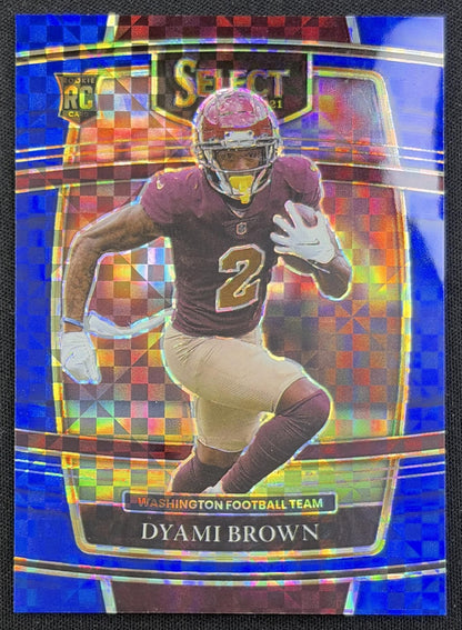 Dyami Brown 2021 Panini Select Blue Prizm /199