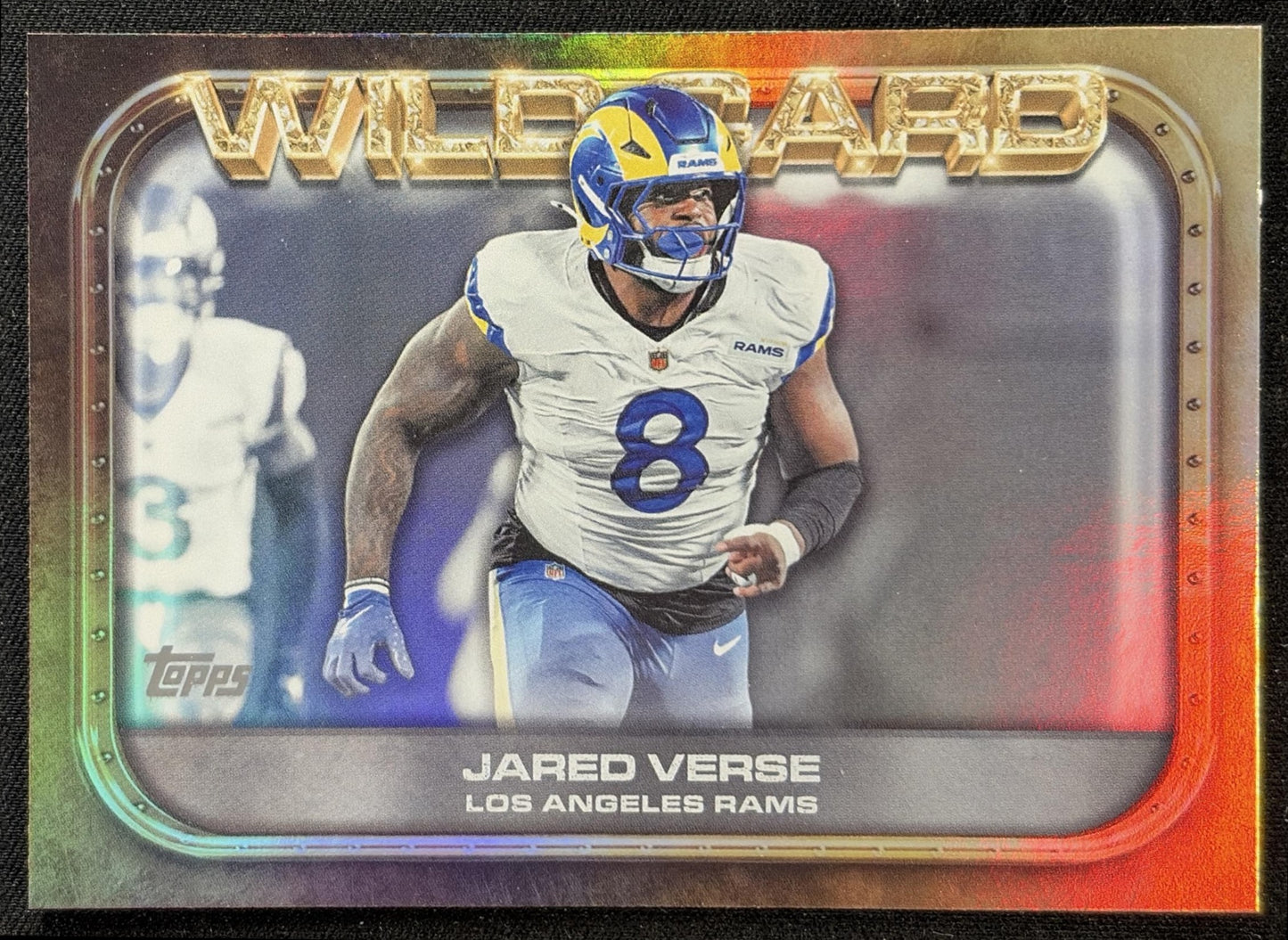Jared Verse 2026 Topps Wild Card Moments Rams front
