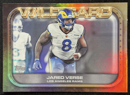 Jared Verse 2026 Topps Wild Card Moments Rams front