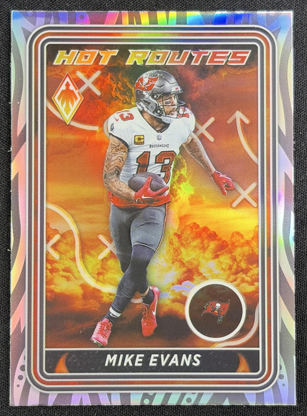 Mike Evans 2023 Panini Phoenix Hot Routes Buccaneers Sports Trading Card