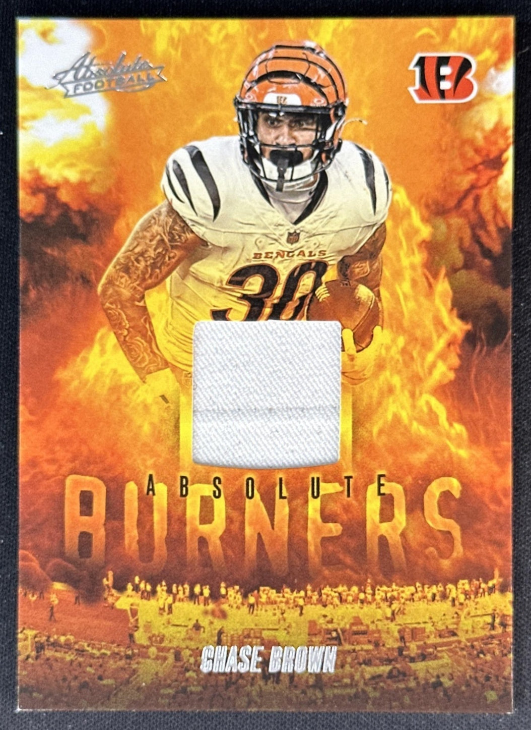 Chase Brown 2025 Panini Absolute Burners Bengals Default Title Sports Trading Cards