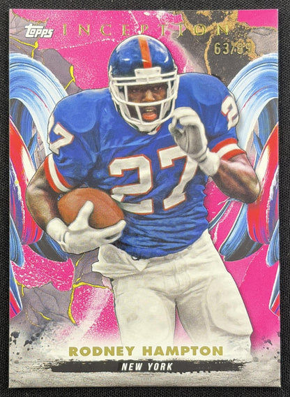 Rodney Hampton 2024 Topps Inception Magenta /99 Giants